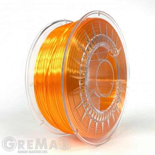 SILK Devil Design SILK filament 1.75 mm, 1 kg (2.0 lbs) - bright orange